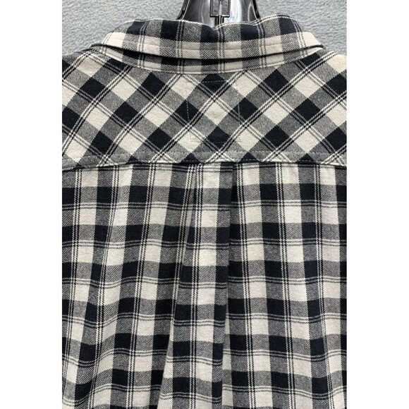 Levi's Button Down Shirt Mens Black Check Long Sleeve Chest Pocket Farm Chore XL - Picture 10 of 13